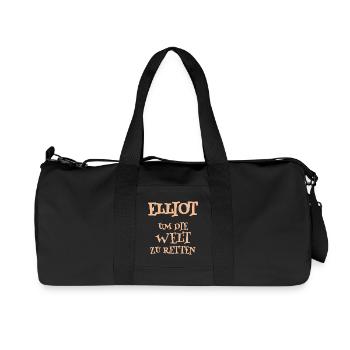 Elliot - Recycled Canvas Sports Bag by Stanley/Stella - black - Front