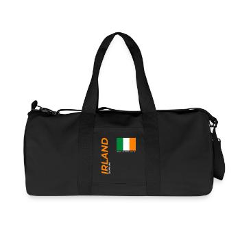 Dublin - Recycelte Canvas-Sporttasche von Stanley/Stella - Schwarz - Vorne