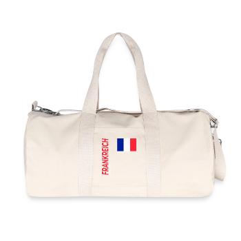 Rennes - Sac de sport en toile recyclée Stanley/Stella - blanc naturel - Devant