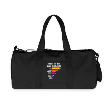 Why I lose at golf Golfer Golfer - Recycled Canvas Sports Bag by Stanley/Stella - black - Front