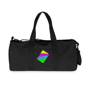 Malle 2026 Équipe Ivre - Sac de sport en toile recyclée Stanley/Stella - noir - Devant