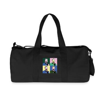 Selenskyj Pop-Art - Recycelte Canvas-Sporttasche von Stanley/Stella - Schwarz - Vorne