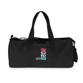 6. Geburtstag Limited Edition 2020 – Jahrgang 2020 - Recycelte Canvas-Sporttasche von Stanley/Stella - Schwarz - Vorne
