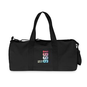 30. Geburtstag Limited Edition 1996 Jahrgang 1996 - Recycelte Canvas-Sporttasche von Stanley/Stella - Schwarz - Vorne