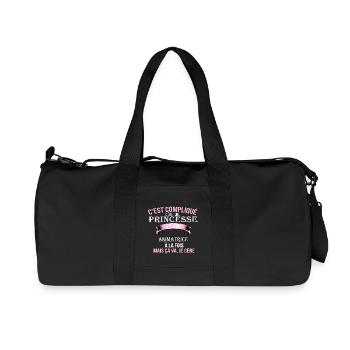 Animatrice - Sac de sport en toile recyclée Stanley/Stella - noir - Devant