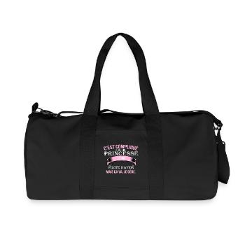 Pilote d avion - Sac de sport en toile recyclée Stanley/Stella - noir - Devant