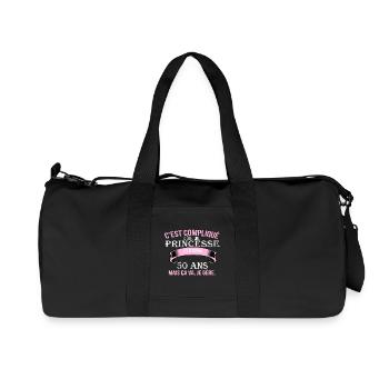 50 years - Recycled Canvas Sports Bag by Stanley/Stella - black - Front