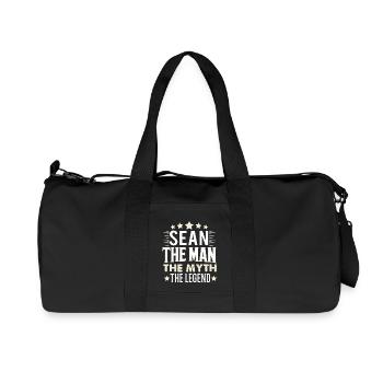 Sean - Recycled Canvas Sports Bag by Stanley/Stella - black - Front