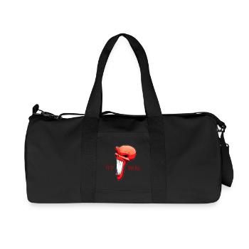 Keep Smiling - Recycelte Canvas-Sporttasche von Stanley/Stella - Schwarz - Vorne