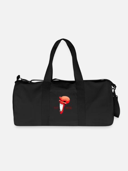 Keep Smiling - Recycelte Canvas-Sporttasche von Stanley/Stella - Schwarz