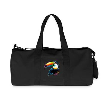 Toucan - Recycled Canvas Sports Bag by Stanley/Stella - black - Front