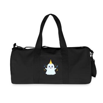 fantôme de fête mignon - Sac de sport en toile recyclée Stanley/Stella - noir - Devant