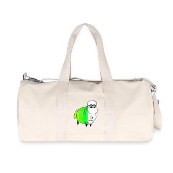 Wolly Sheepling Loading Beam Sheep Gaming - Recycled Canvas Sports Bag by Stanley/Stella - natural - Front