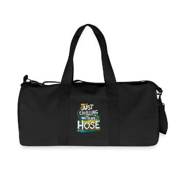Garden humor for hobby gardeners - Recycled Canvas Sports Bag by Stanley/Stella - black - Front