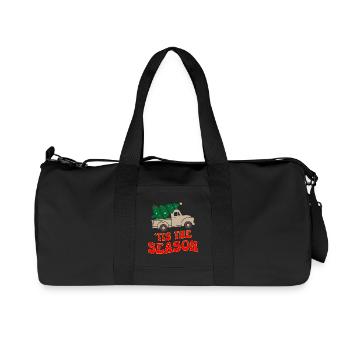 C’est la saison de Noël - Sac de sport en toile recyclée Stanley/Stella - noir - Devant