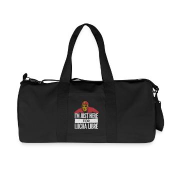 Look de lutte mexicaine - Sac de sport en toile recyclée Stanley/Stella - noir - Devant