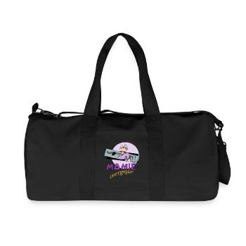 Mamie énergique - Sac de sport en toile recyclée Stanley/Stella - noir - Devant