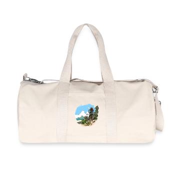 L'Indien sur la Plage - Sac de sport en toile recyclée Stanley/Stella - blanc naturel - Devant