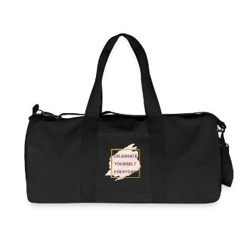 Selbstbewußtsein Motivation Selbstvertrauen Liebe - Recycelte Canvas-Sporttasche von Stanley/Stella - Schwarz - Vorne
