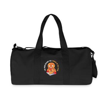 Werdende Väter Werdender Papa - Recycelte Canvas-Sporttasche von Stanley/Stella - Schwarz - Vorne