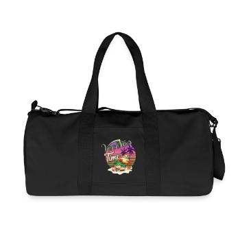 Casual Holiday Summer Motif - Recycled Canvas Sports Bag by Stanley/Stella - black - Front