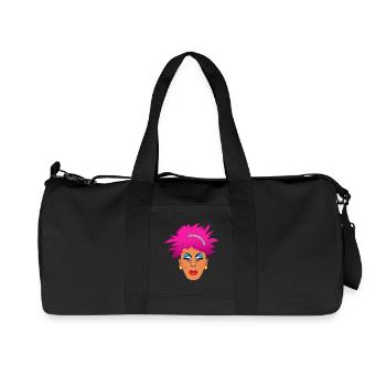 Pink Drag Queen - Recycled Canvas Sports Bag by Stanley/Stella - black - Front