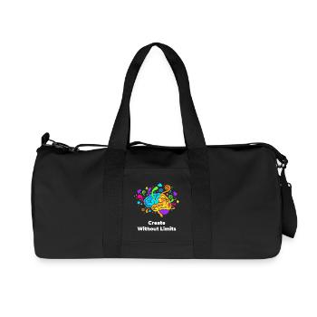 Creative brain art without limits - Recycled Canvas Sports Bag by Stanley/Stella - black - Front