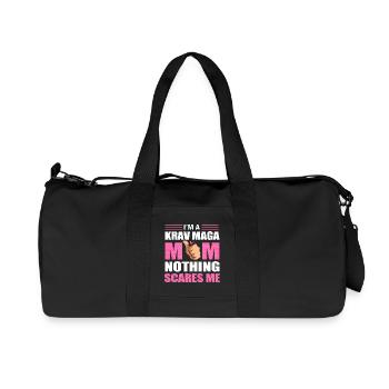Krav Maga - Sac de sport en toile recyclée Stanley/Stella - noir - Devant