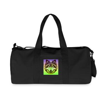 Wolf - Recycled Canvas Sports Bag by Stanley/Stella - black - Front