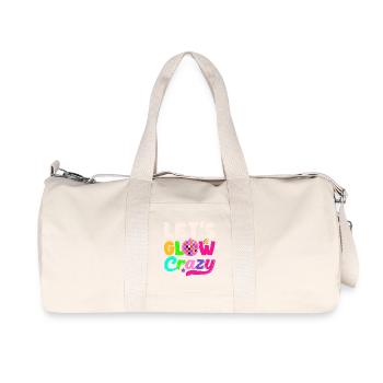Retro Back to the 80s Vintage Design - Recycled Canvas Sports Bag by Stanley/Stella - natural - Front