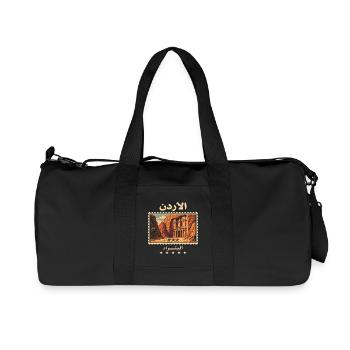 Jordan Petra Vintage Travel Brand - Recycled Canvas Sports Bag by Stanley/Stella - black - Front