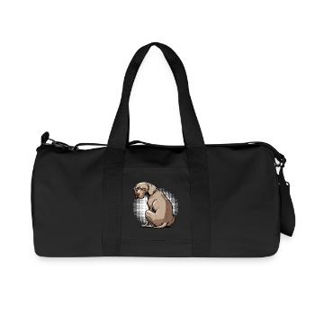 Propriétaire de Weimaraner Passionné de Weimaraner - Sac de sport en toile recyclée Stanley/Stella - noir - Devant