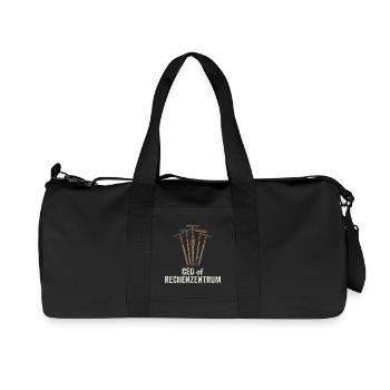 Leiter Vom Rechenzentrum Gartenarbeit Gärtner - Recycelte Canvas-Sporttasche von Stanley/Stella - Schwarz - Vorne