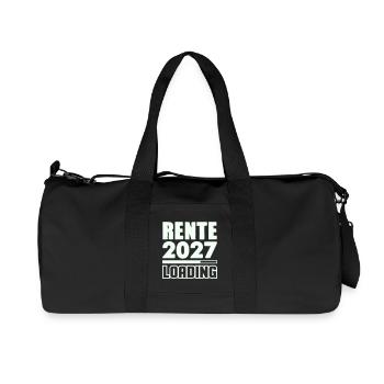 Chargement de la pension 2027 - Sac de sport en toile recyclée Stanley/Stella - noir - Devant