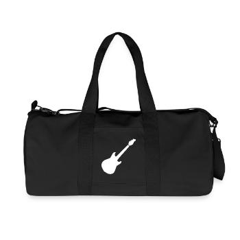 Guitar Music Gift Musician - Recycled Canvas Sports Bag by Stanley/Stella - black - Front