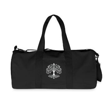 Tree of Life Ornament - Recycled Canvas Sports Bag by Stanley/Stella - black - Front