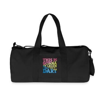 Legendary - Recycelte Canvas-Sporttasche von Stanley/Stella - Schwarz - Vorne