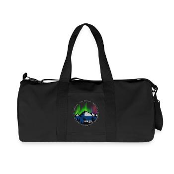 Northern Lights Experience Design - Recycled Canvas Sports Bag by Stanley/Stella - black - Front