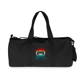 T-shirt Contrôleur Rétro Débloqué Niveau 30 - Sac de sport en toile recyclée Stanley/Stella - noir - Devant