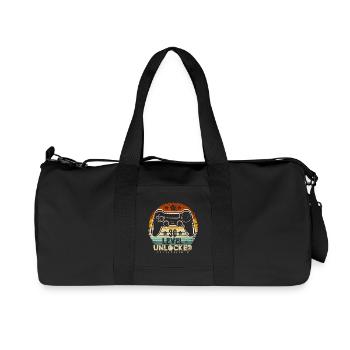 Thirty Unlocked Retro Controller - Recycled Canvas Sports Bag by Stanley/Stella - black - Front