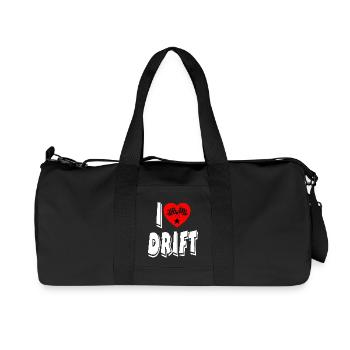 Car - Recycled Canvas Sports Bag by Stanley/Stella - black - Front