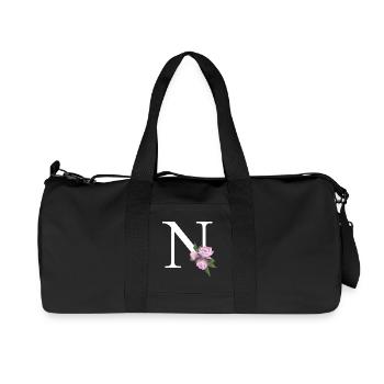 N - Recycelte Canvas-Sporttasche von Stanley/Stella - Schwarz - Vorne