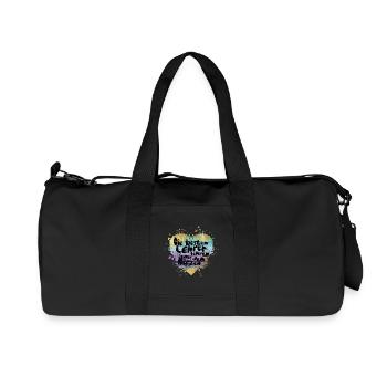 Die besten Lehrer aus dem Herzen - Recycelte Canvas-Sporttasche von Stanley/Stella - Schwarz - Vorne