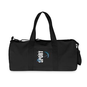 Kitesurfen - Recycelte Canvas-Sporttasche von Stanley/Stella - Schwarz - Vorne