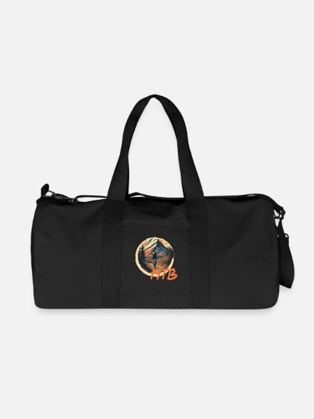 Mountainbike - Recycelte Canvas-Sporttasche von Stanley/Stella - Schwarz