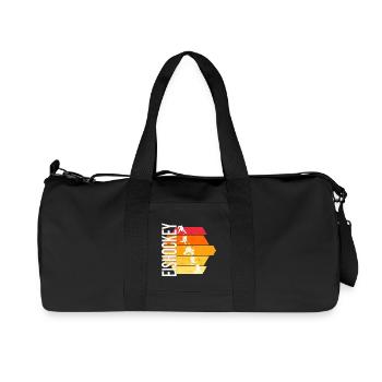 Eishockey - Recycelte Canvas-Sporttasche von Stanley/Stella - Schwarz - Vorne