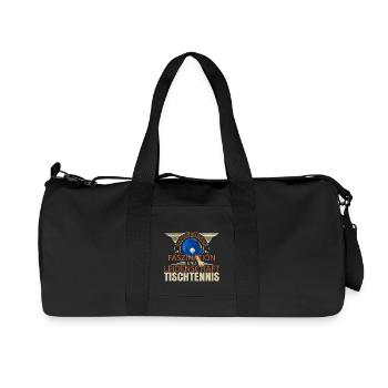 Tischtennis Legende - Recycelte Canvas-Sporttasche von Stanley/Stella - Schwarz - Vorne