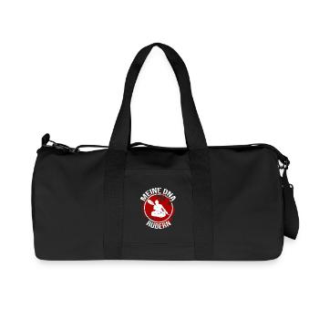 Meine DNA - Rudern - Recycelte Canvas-Sporttasche von Stanley/Stella - Schwarz - Vorne