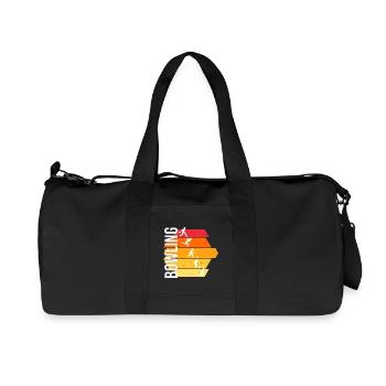 Bowling - Recycelte Canvas-Sporttasche von Stanley/Stella - Schwarz - Vorne