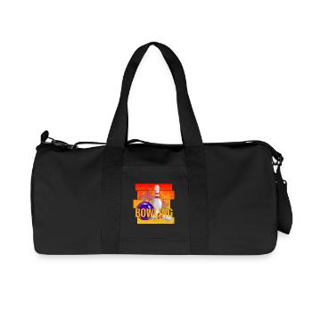 Bowling - Recycelte Canvas-Sporttasche von Stanley/Stella - Schwarz - Vorne